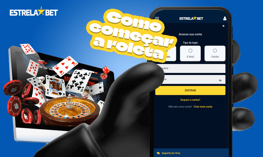 Instrução passo a passo Como começar a jogar roleta no Estrela Bet Cassino