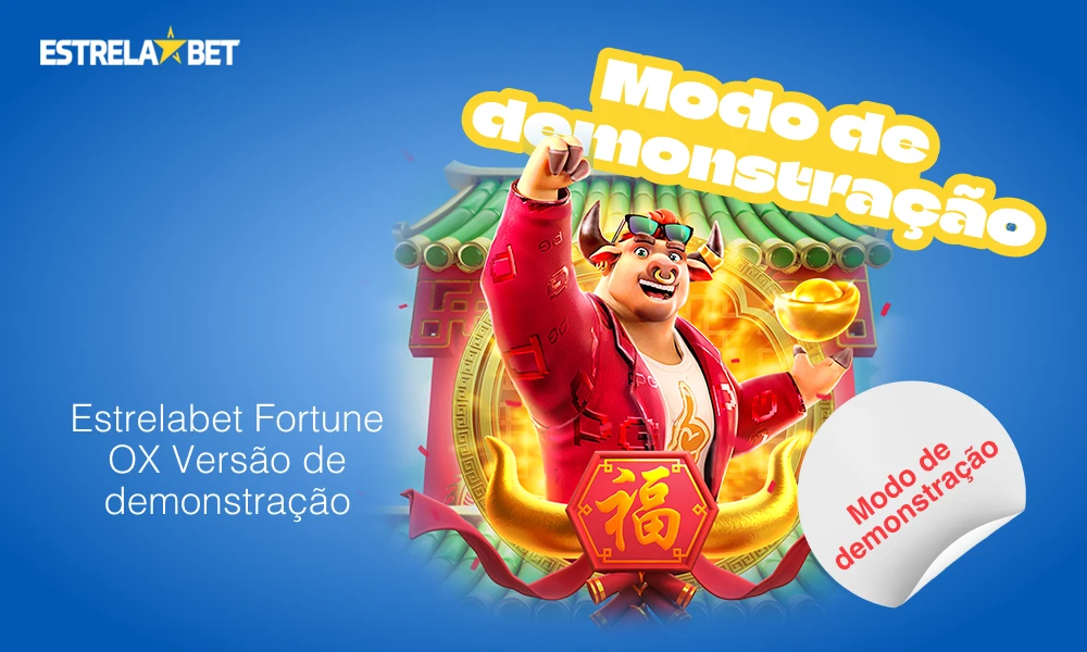 Na versão de demonstração do Estrela Bet Fortune Ox Brazilians, jogue com dinheiro virtual e familiarize-se com a mecânica do jogo, as características e a tabela de pagamentos